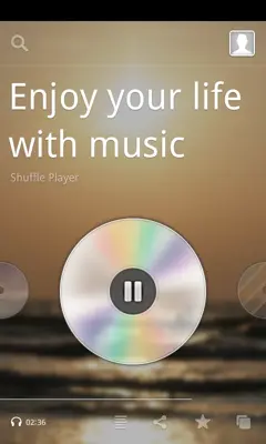 Shuffle Player android App screenshot 5